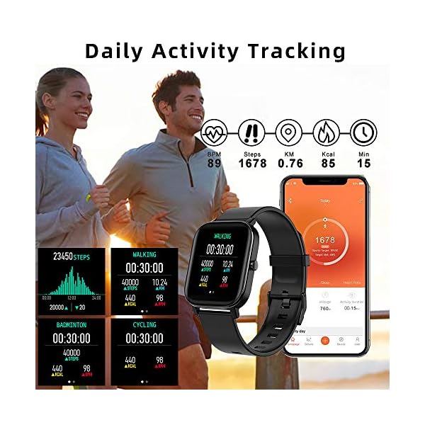 Smart-Watch-FirYawee-Smartwatch-for-Android-Phones-and-iOS-PhonesFitness-Tracker-Waterproof-IP68-with-Heart-Rate-Monitor-and-Sleep-MonitorStep-and-Distance-CounterSmart-Watch-for-Men-Women FirYawee Smart Watch, Smartwatch for Android Phones and iOS Phones,Fitness Tracker Waterproof IP68 with Heart Rate Monitor and Sleep Monitor,Step and Distance Counter,Smart Watch for Men Women