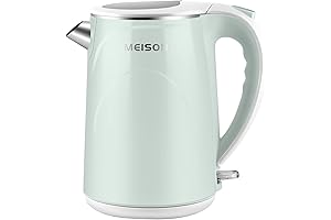 MEISON Stainless Steel Electric Kettle: Purity & Safety at Your Fingertips