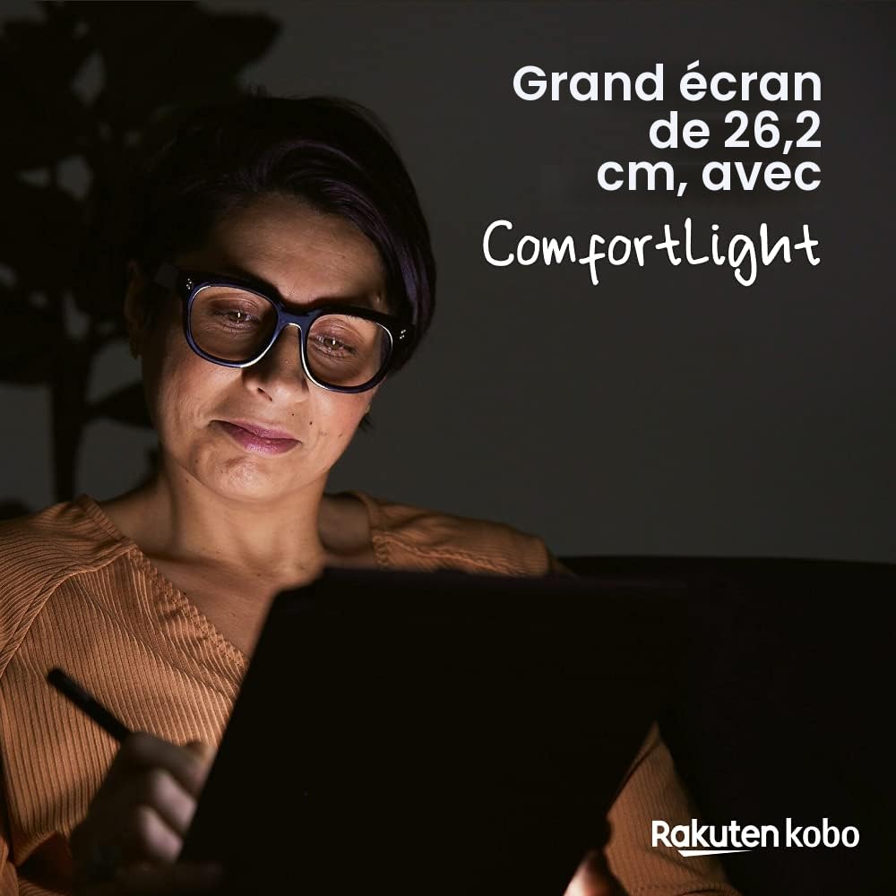 Kobo Elipsa Pack | eReader | 10.3” Glare Free Touchscreen | Mark Up eBooks | Includes 1 Kobo Stylus & 1 SleepCover | Adjustable Brightness | Carta E Ink Technology | 32 GB of Storage