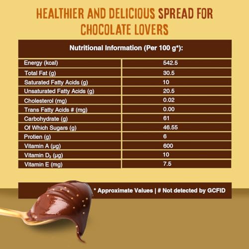 Image of Nutralite Choco Spread Crunchy 275g| With Protein-Rich Quinoa | Premium Chocolate and Real Hazelnuts | Tasty and Healthy Chocolate Spread | For Tasty & Healthy Breakfast | Use as Dip or Spread