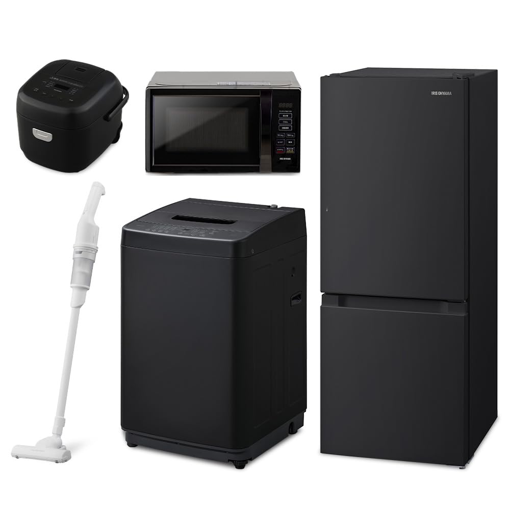 Amazon | 【新生活家電5点セット】アイリスオーヤマ 家電セット 冷蔵庫 