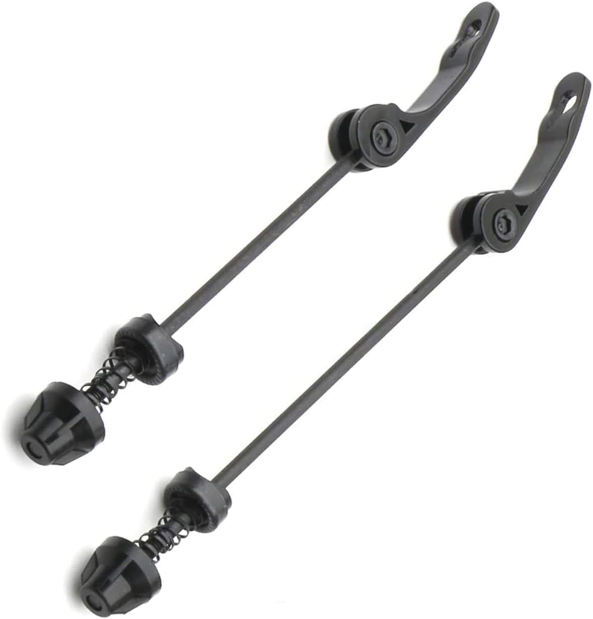 DEER U Road Mountain Bicycle MTB Wheel Hub Front and Rear Skewers Quick Release Skewer Clip Bolt Lever Axle QR 145/180 mm, a Pair