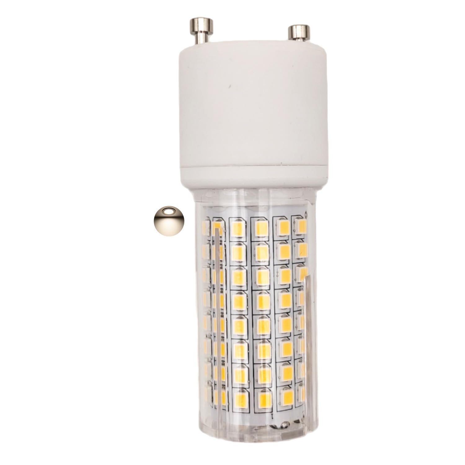 QLEE GU24 LED Bulb 4000K Natural White 120W Equivalent Twist Lock Light Bulbs 2 Prong Base for Kitchen & Bathroom Ceiling Fan 26W CFL Replacement Plug in Short Mini Recessed Llight Bulbs
