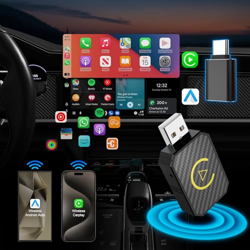 Quanlex Mini Android Auto Wireless Adapter & Carplay Wireless Adapter cover