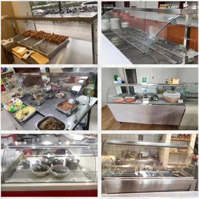 Commercial Countertop Cake Display Case, Bakery Cabinet, Deli Cabinets, Glass Food Display Cases for Bread Dessert Cookie Baking(99x51x42cm)