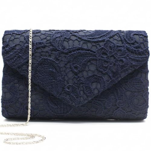 Image of 2026 Lace Embroidered Clutch Dressy Purse Envelope Evening Bag