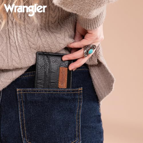 Image of Montana West X Wrangler Credit Card Wallet Slim Credit Card Holder Rfid Blocking Small Wallet for Women Soft