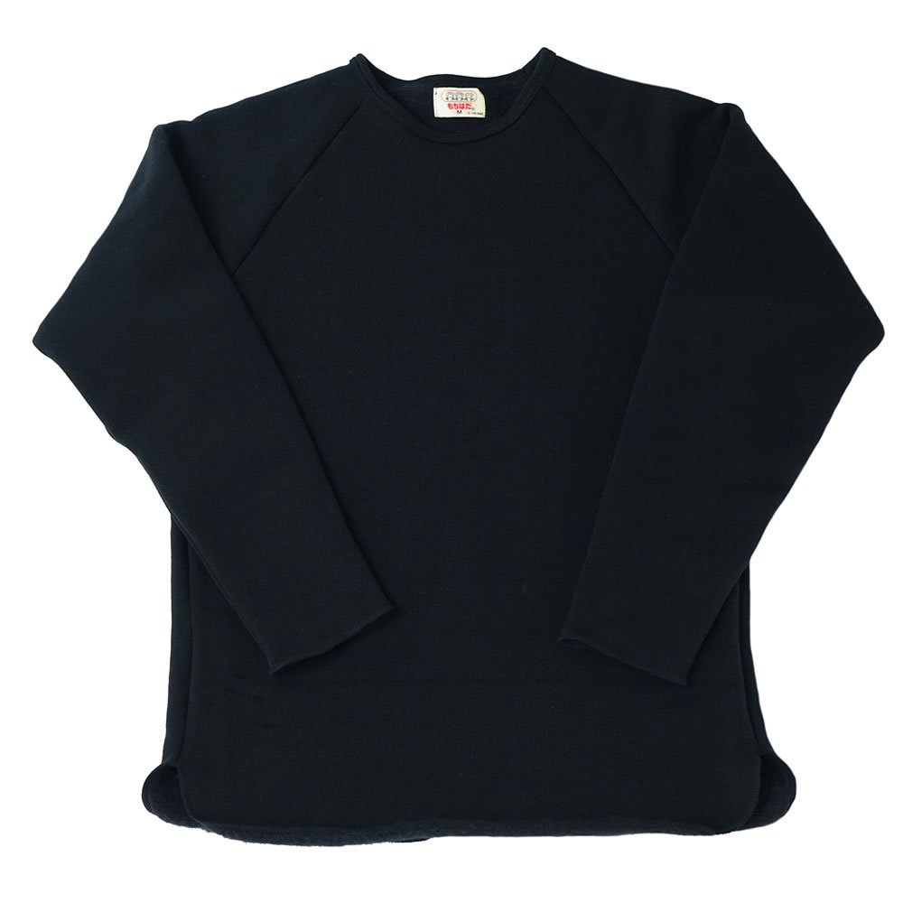 Amazon | [もちはだ] L/S ラグランT S ブラック スウェット