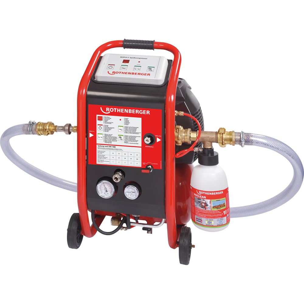 ROTHENBERGER ROPULS Flush Compressor, 8 Bar Working Range Pressure