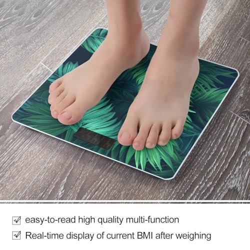 Báscula Digital de Baño con Diseño Tropical de Hojas miniatura 5