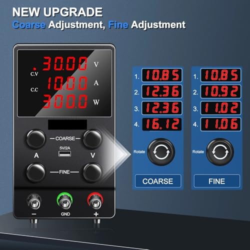 Alimentation CC Variable SPS1203S réglable de 120V 3A pour les laboratoires - 4