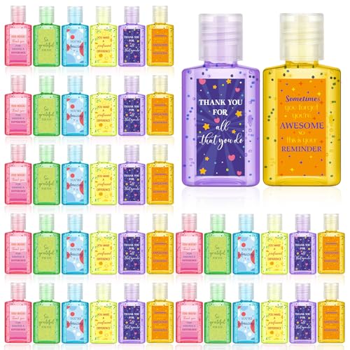 48 Pcs Thank You Mini Hand Sanitizer Bulk Travel Size