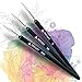 TRITART Pinsel für Acrylfarbe fein - 3-er Pinselset zum Malen - Feine Malpinsel für Aquarell Acryl & Öl geeignet - Künstlerpinsel für Malen nach Zahlen