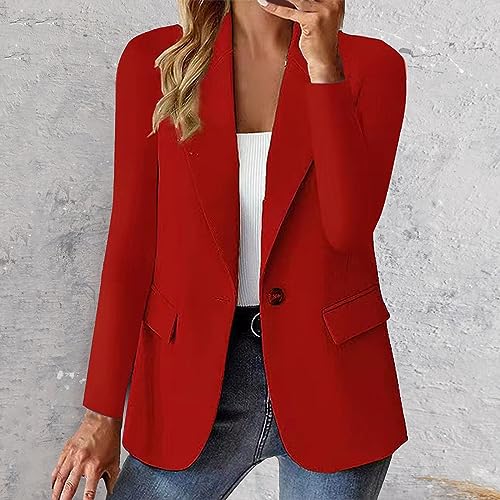 Blazers for Women 2025 Summer Lightweight Business Casual Open Front Long Sleeve Suit Jackets Slim Fit Jackets4