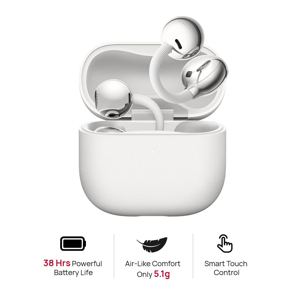 HUAWEI FreeClip 2 Open-Ear Clip-On Earbuds, Airy C-bridge design