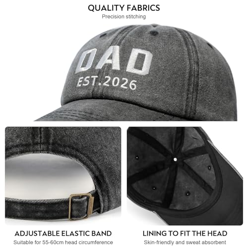 New Dad Gifts First Time Dad Hats for Men, 2026 Promoted to Dad Gift Ideas - Image 4