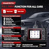 OBD2 Scanner Diagnostic Tool, iCarsoft EU Pro(2025) Car Code Reader for Land Rover/Benz/Sprinter/VW/AUDI/BMW/Porsche etc. Battery Test, Oil Reset, EPB,DPF, BMS, ETC, SAS, ABS, Injector Coding - Image 2
