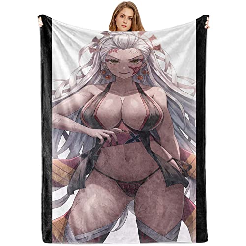 Bedding Fleece Throw Blankets Bed Blanket Sexy Anime Girl Daki Plush Blanket Fleece Blanket for Bed and Couch