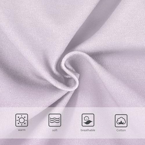 Joisal Magnolia Lilac Gradient Ombre Panties Little Girl Girls Underwear Toddler Cotton Pattern Briefs Kids Undies 2t3