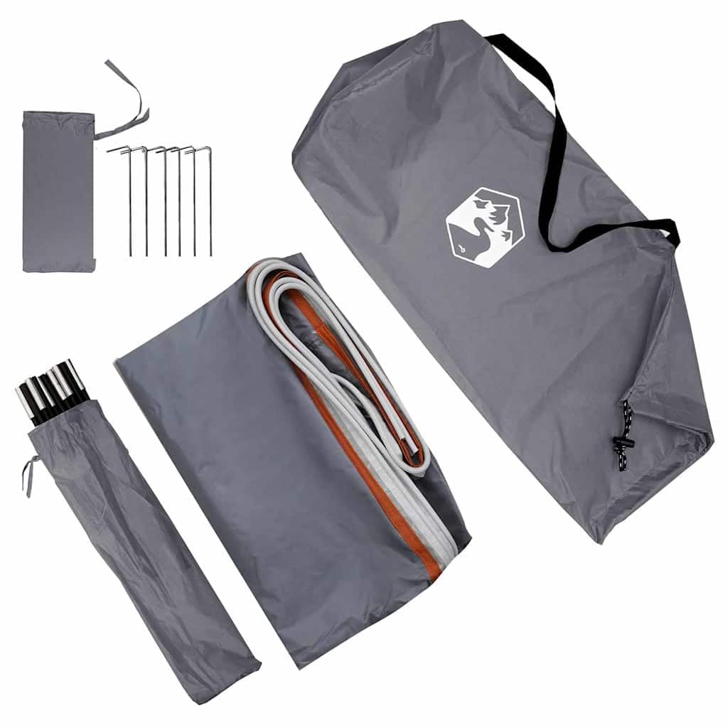 vidaXL Tarp résistant à l'eau Arche avec Toit 260 x 200 x 260 cm, Auvent Moderne pour Jardin et terrasse, étanche, abri de Camping, Pare-Vent, Ombre Portable, Installation Facile