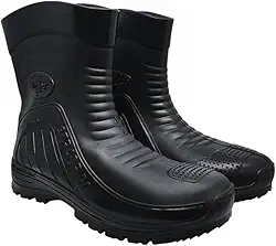 Bota Chuva Impermeável Moto Motociclista Motoqueiro Com Ca (Preto, 35/36)