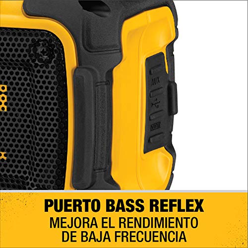 DEWALT 20V MAX Bluetooth Speaker for Jobsite, Tool Only (DCR010)