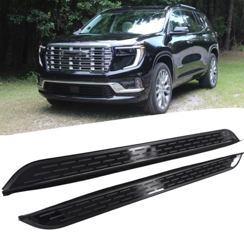 Estribos laterales para GMC Acadia 2024-2026 aluminio negro 2 piezas