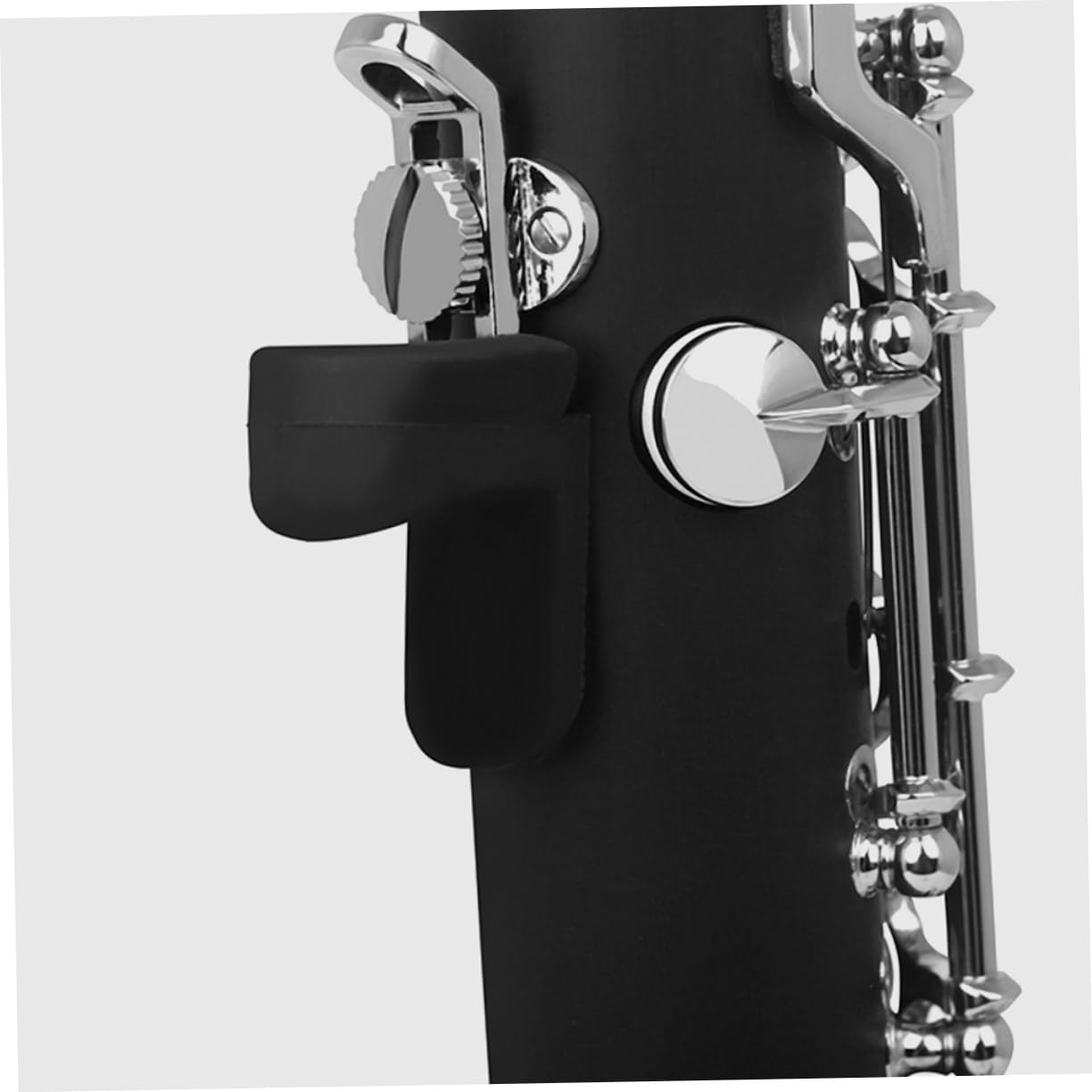 SUPVOX 4pcs Clarinet Thumb Rests Soft Silicone Finger Support for Clarinet Players Easy to Install Durable Cushion Pads for Comfortable Playing Present
