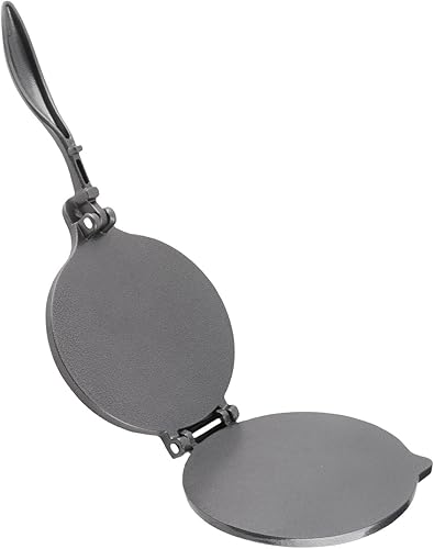 Prensa de tortillas, prensa de tortilla de maíz manual grande de aluminio, prensa de masa de harina de tacos, prensa de tortilla mexicana para