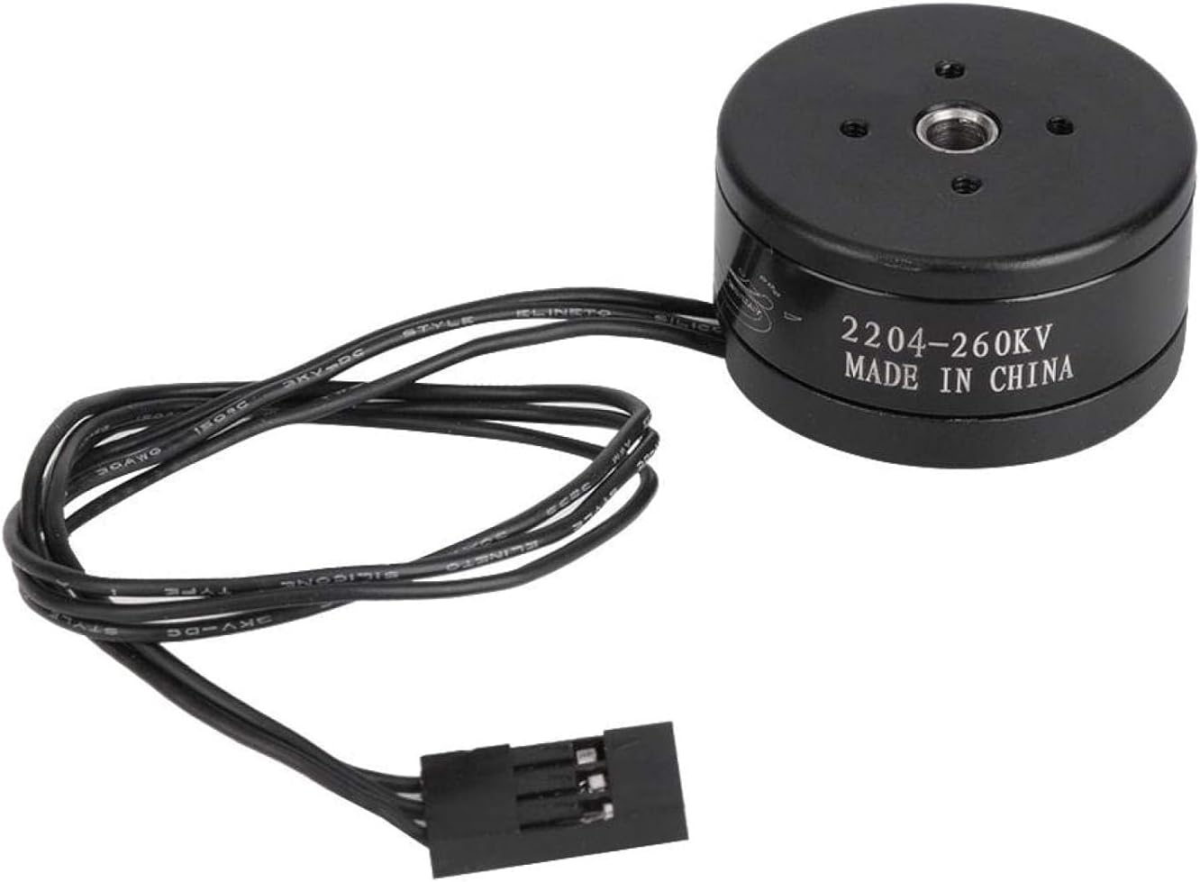 Drones Brushless Motor, Outdoor 260KV, 80t 1 for 3A Hollow Shaft Brushless Motor Drones, Low Noise and Low Power Consumption, for RC Drones, Camera((2204)) (1pcs)