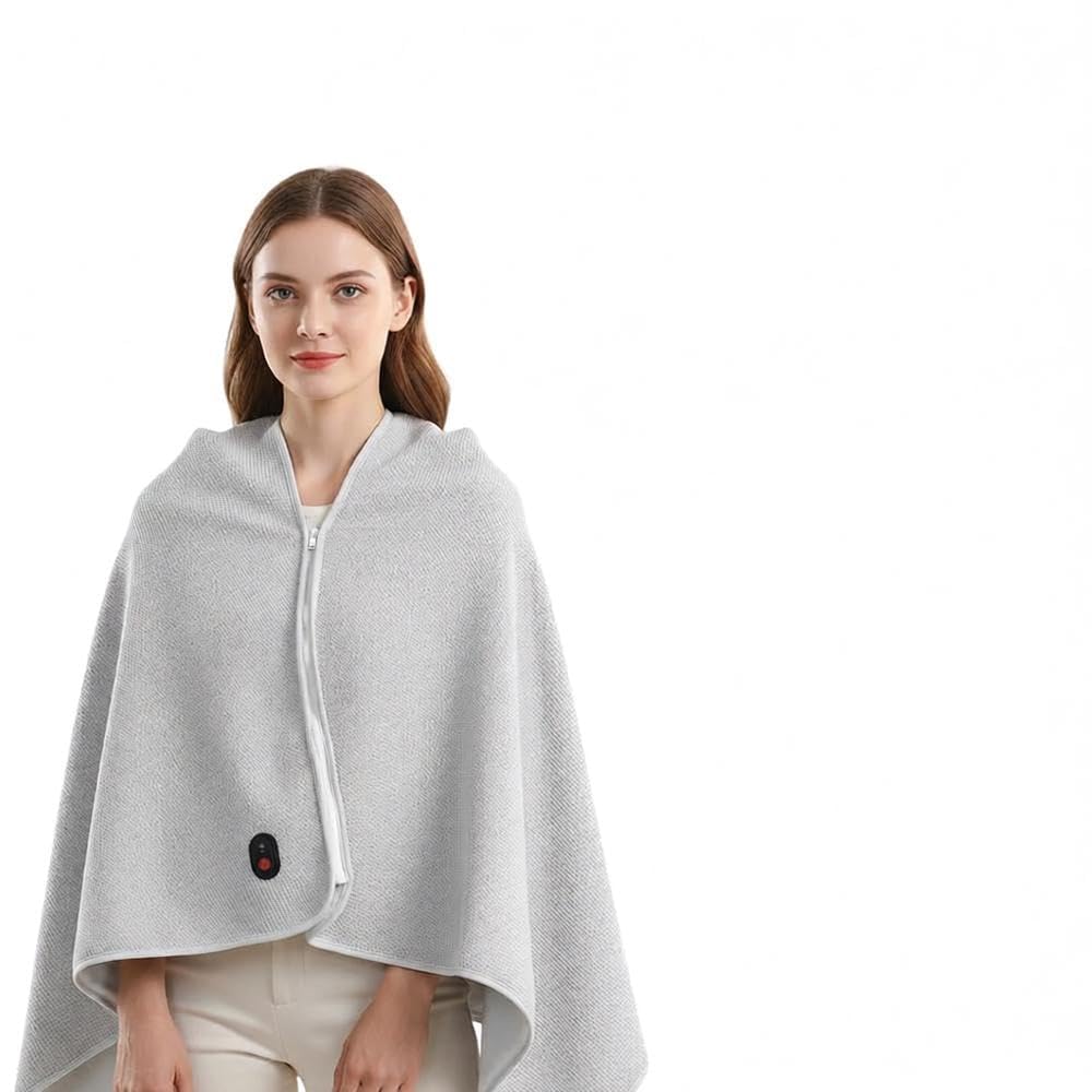 SenFragrant 2027 New Heated Shawl Wraps for Women, USB Wearable Blanket, Portable USB Hea…