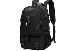 Extra Large Capacity Travel and College Backpack for Men with USB Charging Port