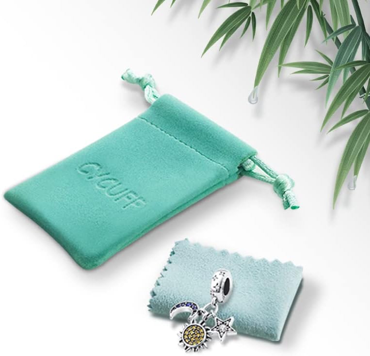 CYCUFF 925 Sterling Silver Charms Suitable for Charm Necklaces, Bracelet Pendants Beads Jewellery Gift for Women Family Friends - Image 7