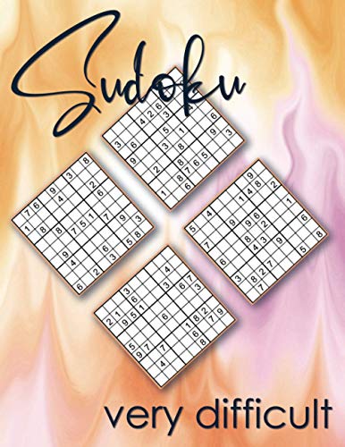 Sudoku Very Difficult: Sudoku Expert, Hard Sudoku Books for Adults, Sudoku Gift Book