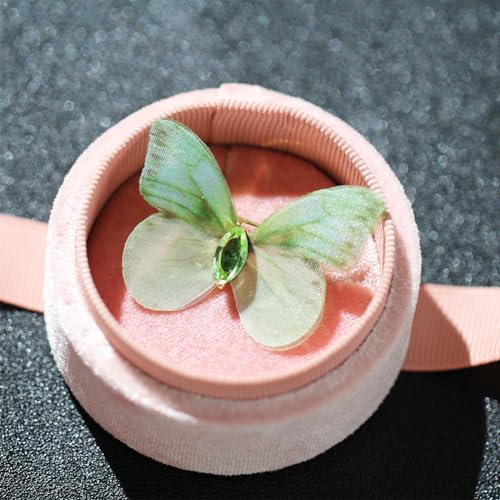 Image of 3D Butterfly Brooch Pins Beautiful fabric butterfly Pin Decorative Pins Art Curtain Crafts Decoration Home Decor Accessory