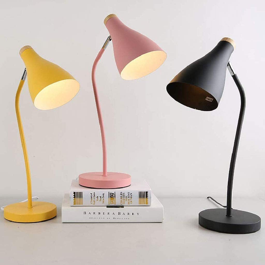 Regulowana lampa biurkowa LED Lampa biurkowa z portem ładowania USB, baterią, elastyczny styl/svart