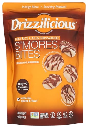 Drizzilicious S'more's Bites Mini Rice Cakes, 4 OZ