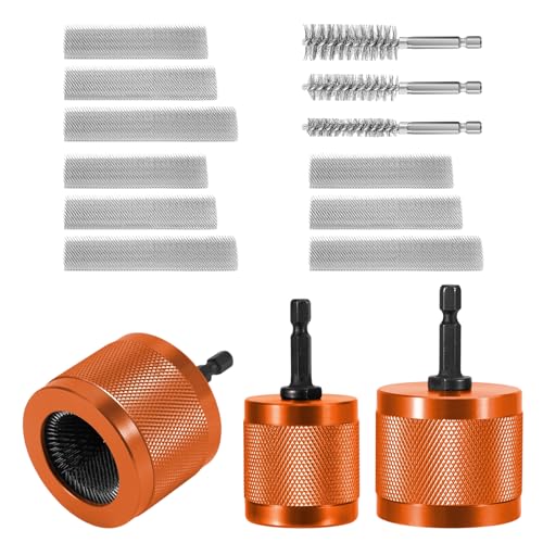 Cure-tuyaux en cuivre pour perceuse brosse paroi interieure 12 lames