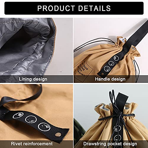 LELE LIFE Borsa termica per il pranzo in tela con