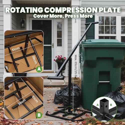 NEWRTY 3-Level Adjustable Compactor