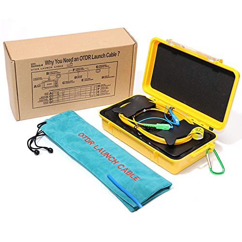 GTC-COM Bobine d'amorce G652D 2000m FTTH Câble optique à fibre optique SC/APC - SC/APC pour...