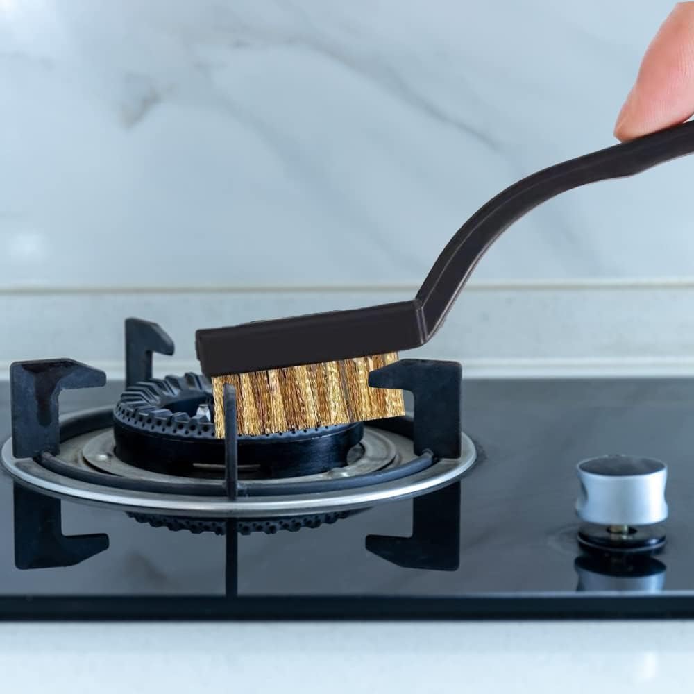 Set 12 Spazzole Metalliche In Acciaio E Ottone - Per Rimuovere Ruggine E Vernice - Foto 7