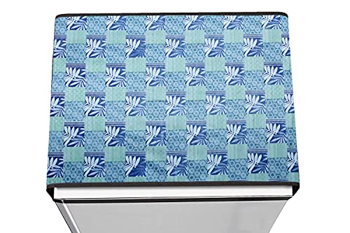 Image of Stylista Refridgerator top Cover Suitable for Samsung RT28C3452CU /HL, 236 Liter Fridge, Dimension (WXD) 65x111 CM, Surface Pattern Blue
