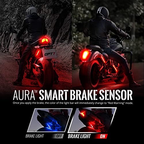 image for OPT7 Aura Motorcycle LED Accent Lighting Kit, RGB Multi-Color Lights K