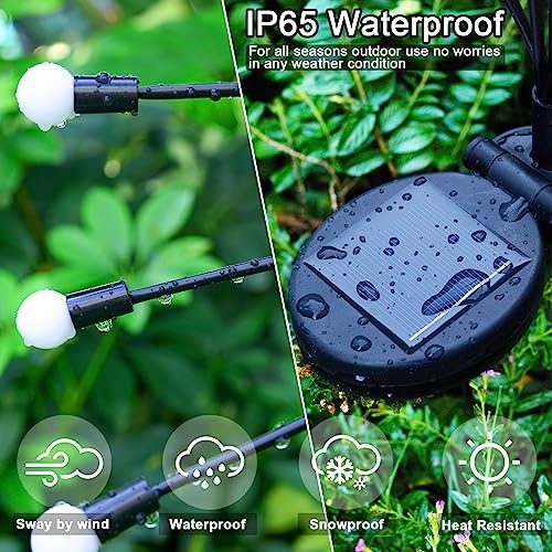 Zoiiwa 2Pack 16Led Solar Swaying Lights Outdoor Solar Powered Firefly Lights Garden Decor Waterproof Pathway Light Sway By Wind Landscape Lights Colorful For Pathway Deck Lawn Patio Courtyard Decor #TOP3
