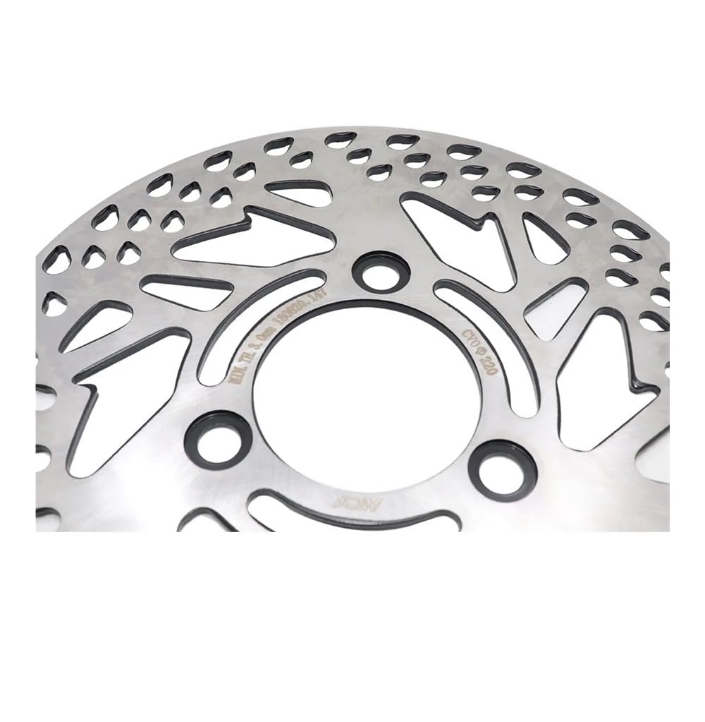 Dischi Freno Dischi Freno Anteriori Posteriori Universali Da 220 Mm A 3 Fori Per Scooter Moto Dirt Bike ATV