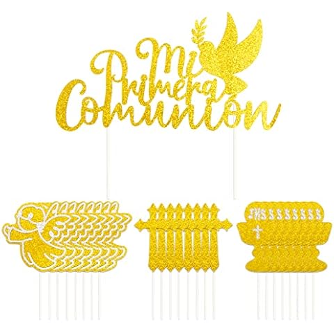 Decoración de Tarta para Fiesta de Comunión BETESSIN Cover