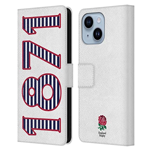 Étui Angleterre Rugby iPhone 14 Plus anti-rayure et fentes pour cartes
