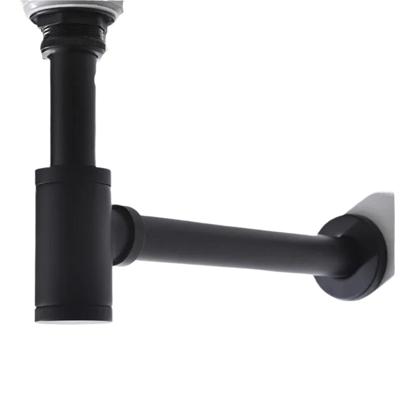 Bonde de lavabo en laiton antique avec siphon et kit bonde escamotable Pour Lavabos(Color 5)