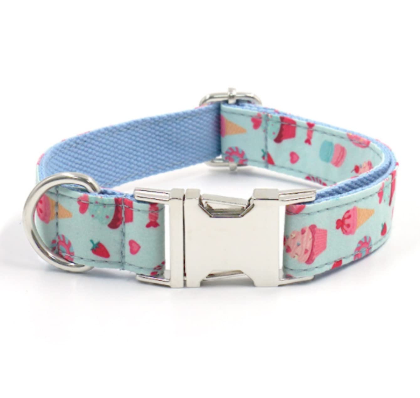 Morbido Guinzaglio Per Cani Set Collare E Guinzaglio Per Cani Con Motivo A Ciambella Per Collana Confortevole Forniture Per Animali Per Morbido Antiscivolo Flexi(23-30cm)